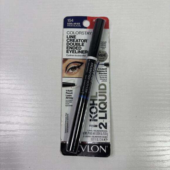 Revlon Colorstay Line Creator Double Eyeliner- # 154 Cool as Ice Bin5 - Picture 1 of 2